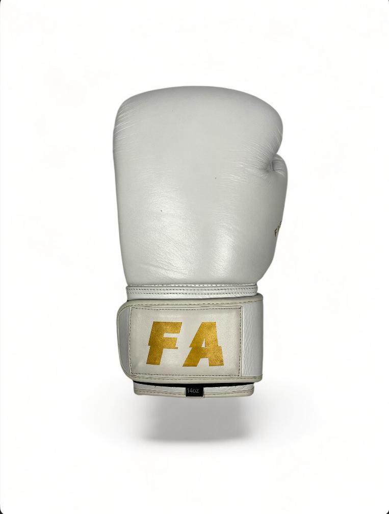 FA - Gold Strike - boxing gloves white